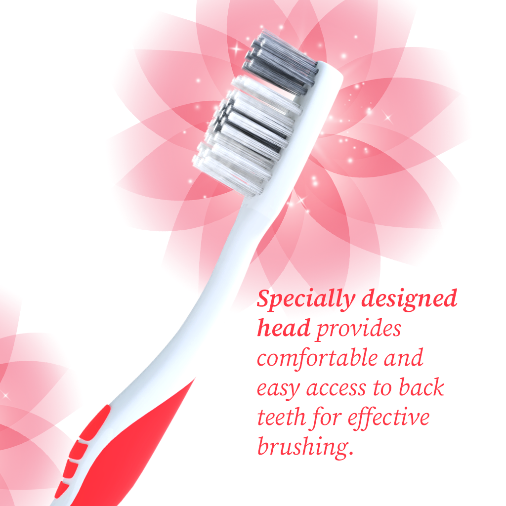 Adult Pro Sensitive Ultra Soft Manual Toothbrushes With Dupont Tynex Bristles For Super Caring Teeth,Multicolour