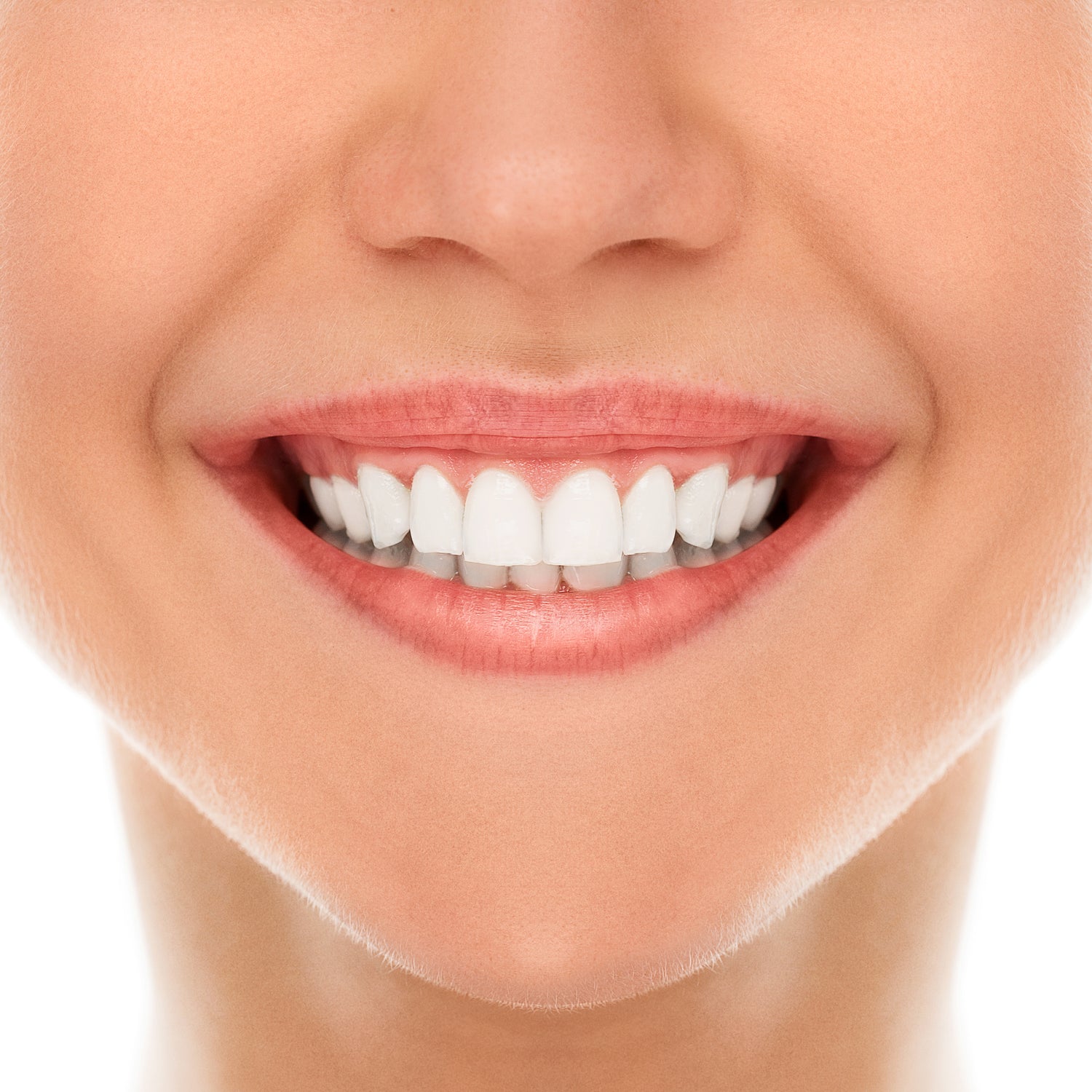 showing the clean smile