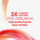 Select Medium Manual Toothbrush For Adults With Dupont Tynex Bristles And Anti Bacterial Crystal Clear Cap